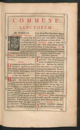 Commune Sanctorum.