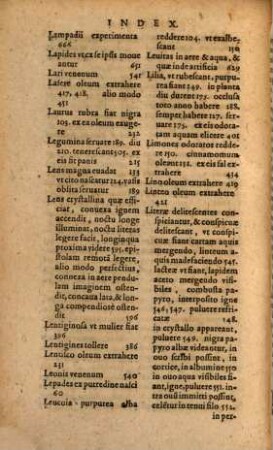 Io. Baptistae Portae Neapolitani, Magiae Natvralis libri viginti : In Qvibvs Scientiarum Naturalium diutia, & deliciae demonstrantur ; Accessit Index, rem omne dilucide repraesentans copiosißimus