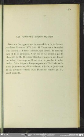 Les Portraits D´Henri Meister