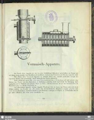 Vormaisch-Apparate