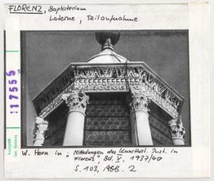 Florenz: Baptisterium, Laterne