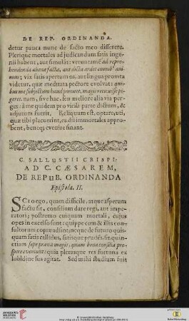 Epistola II.