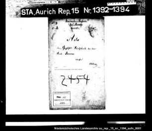 Die Geschäftsrückstände beim Amte Berum