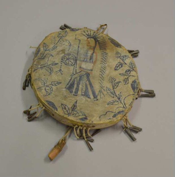 Tambourine with stick