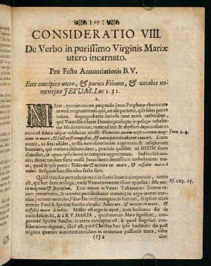 67-76, Consideratio VIII.