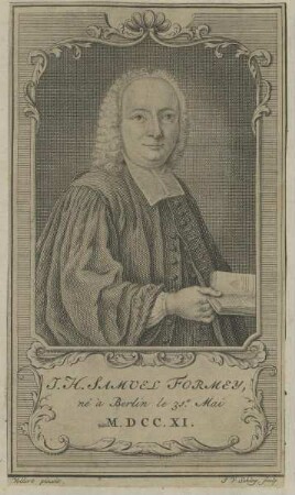 Bildnis des Johann Heinrich Samuel Formey