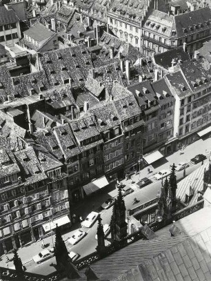 Blick vom Straßburger Münster auf die Altstadt