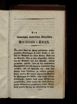 Dem sämmtlichen Kaiserlichen Königlichen Artillerie-Corps.