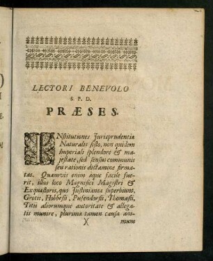 1r-2v, Lectori Benevolo