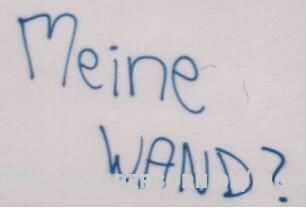 Meine WAND?