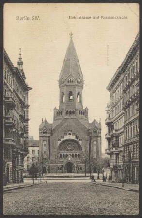 Ansichtskarte Heimstraße und Passionskirche [2/2]