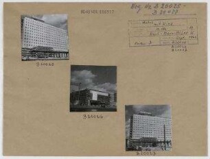Straßenansichten. Berlin, Mitte, Karl-Marx-Allee (1949-1961 Stalinallee)