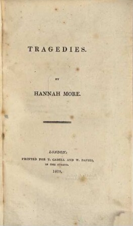 Tragedies