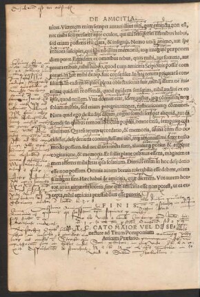 M. T. C. Cato Maior Vel De Senectute ad Titum Pomponium Atticum Praefatio.