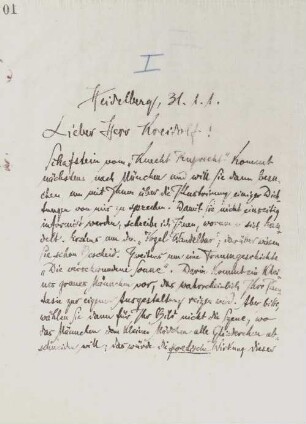 Brief an Ernst Kreidolf