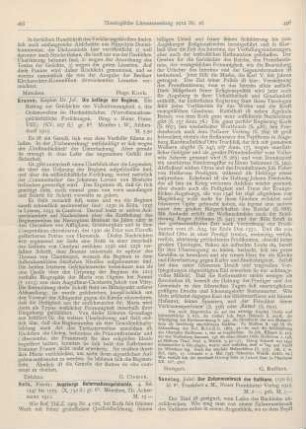 495-496 [Rezension] Roth, Friedrich, Augsburgs Reformationsgeschichte. Vierter Band. 1547-1555