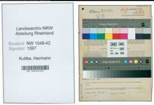 Entnazifizierung Hermann Kuttke , geb. 28.02.1885 (Prokurist)