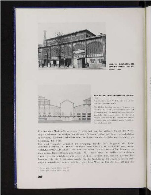 Abb. 16, 17. Die Hallen (Paris). 1853