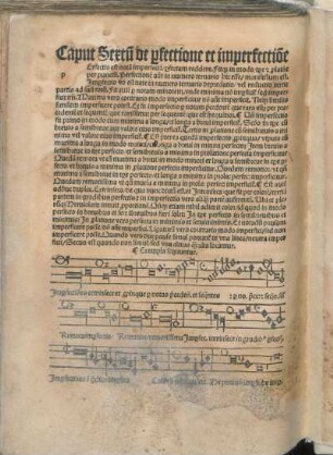 Caput Sextu[m] de p[er]fectione et imperfectio[n]e