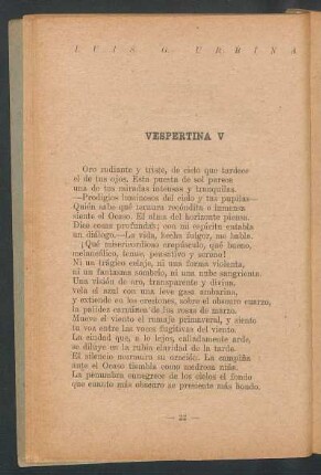Vespertina V