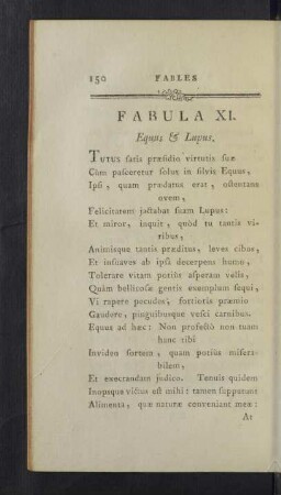 Fabula XI.- XX.