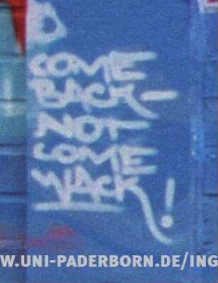 COME BACK - NOT COME WACK!