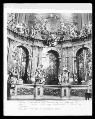 Cappella del Tesoro an der Kirche "Il Santo"