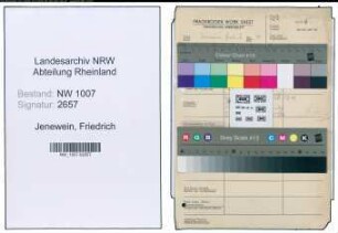 Entnazifizierung Friedrich Jenewein , geb. 02.01.1905 (Schlosser)