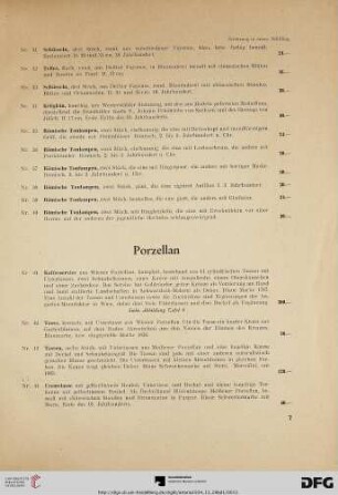Porzellan (Nr. 41-59)