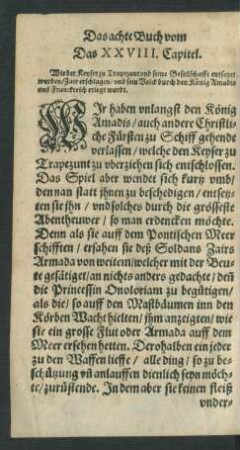 Das XXVIII. Capitel.