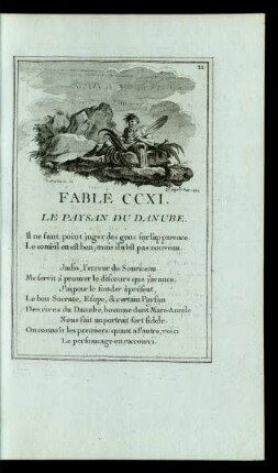 Fable CCXI. Le Paysan Du Danube.
