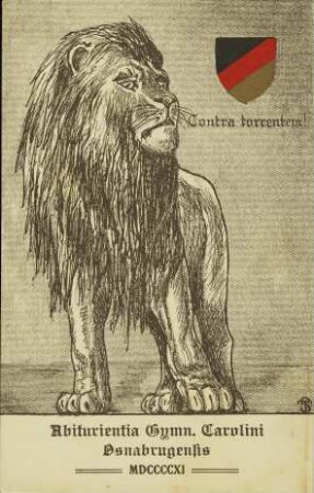 Abiturientia Gymn. Carolini Osnabrugensis MDCCCCXI