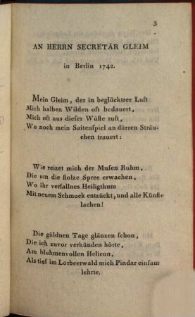 Sämmtliche poetische Werke, 1. (1790). - VIII S., 5 Bl., 128 S. : 2 Ill.