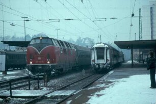 Gäubahn Stuttgart West Lok 221 122 Durchfahrt DC 481 S-ZH