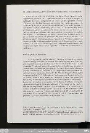 Une ratification heureuse