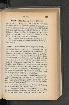 3972. Stuhlmann (Caesar Wilhelm)