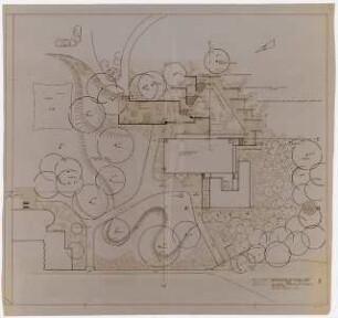 Palaisgarten mit Nordwestdeutscher Musikakademie, Detmold: Entwurfsplan Nr. 2 1:200