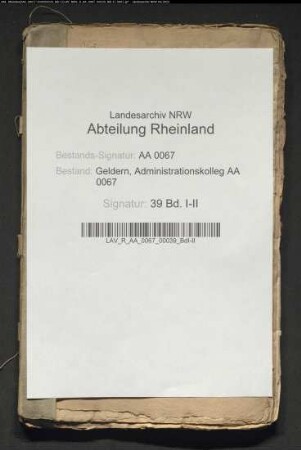 Grenzstreit zwischen dem Amt Straelen, der Herrlichkeit Leuth und der Stadt Venlo
