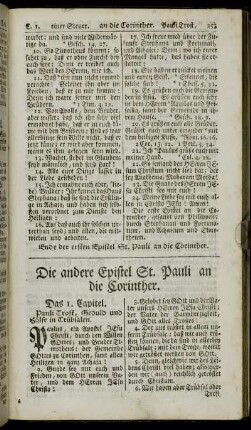 Die andere Epistel St. Pauli an die Corinther.