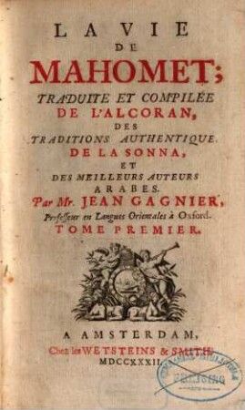 La Vie De Mahomet, 1