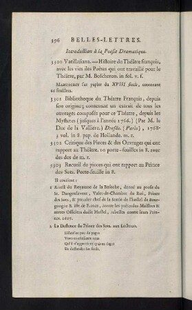 396-397, Introduction à la Poesie Dramatique