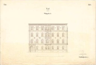 Reiffenstuel, Michael; Wohngebäude - Aufriss
