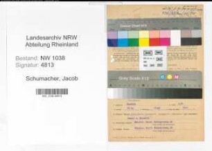 Entnazifizierung Jacob Schumacher , geb. 10.04.1905 (Ingenieur)