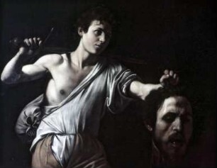 David mit dem Haupt des Goliath