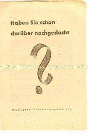 Propagandaschrift des SED-Landesvorstandes Sachsen zum Volksentscheid über die Enteignung der Betriebe von Nazi- und Kriegsverbrechern