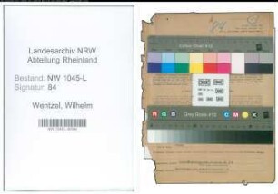 Entnazifizierung Wilhelm Wentzel , geb. 09.04.1902 (Amtsgerichtsrat)