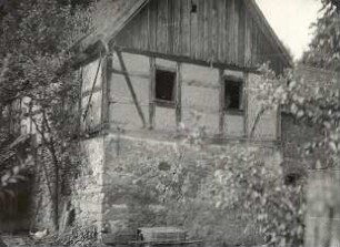 Wirtschaftsgebäude in Spohla : Bauwesen - Wirtschaftsgebäude und Gehöfte. Ort: Spale / Spohla. Fachwerkscheune.