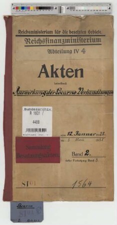 Auswirkung der Locarno-Verhandlungen: Bd. 2