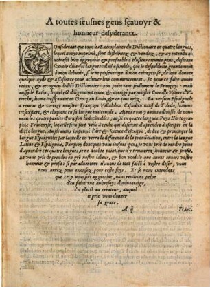 Dictionarium quatuor linguarum