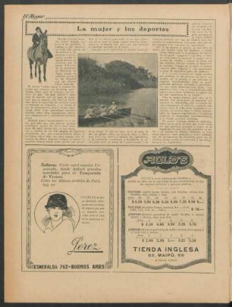 La mujer y los deportes